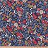Printed Cotton MARIA Blue / Orange